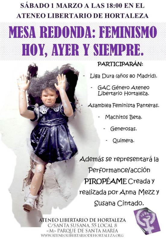 cartel jornadas feminismo